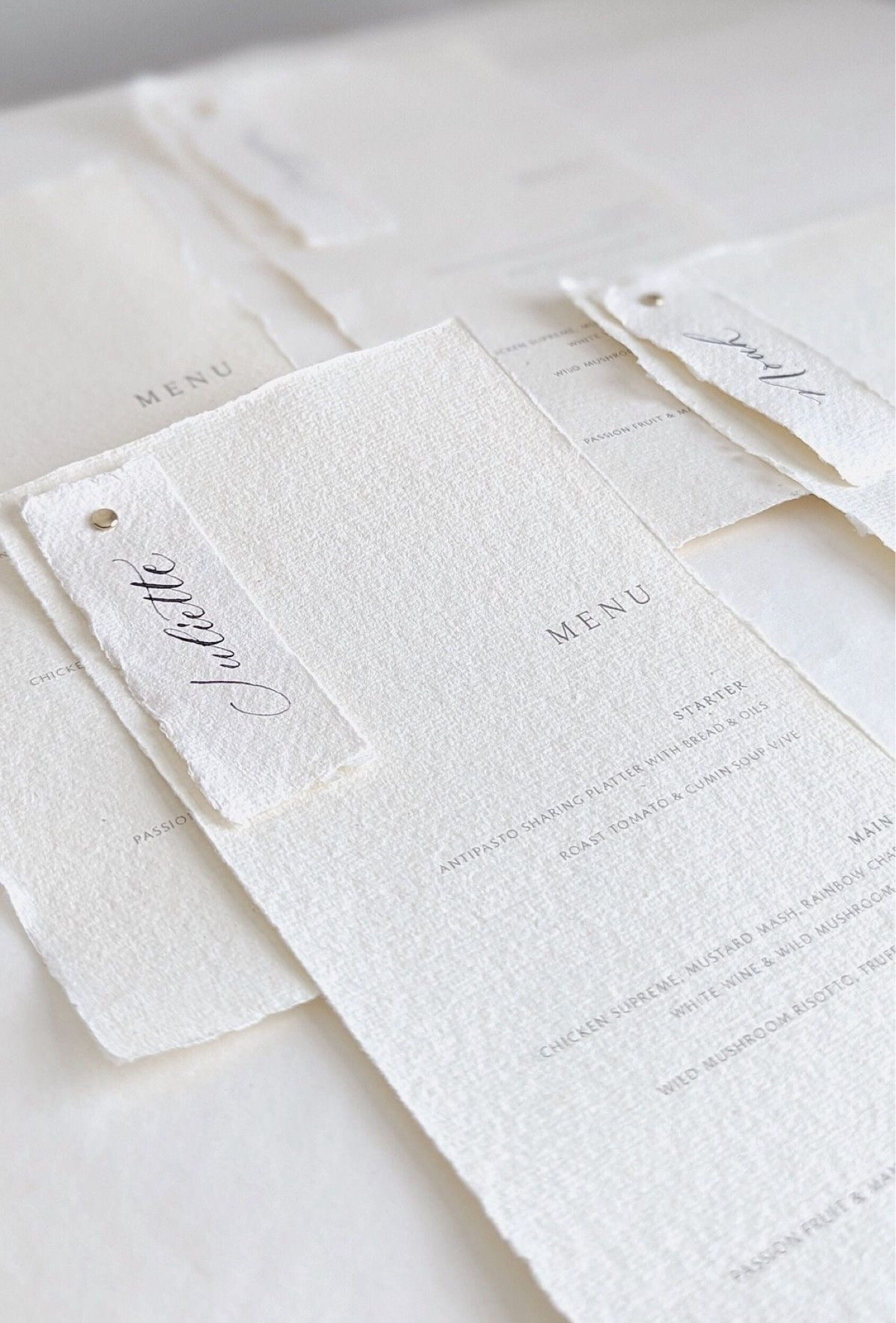 modern wedding menus! 

#LTKwedding