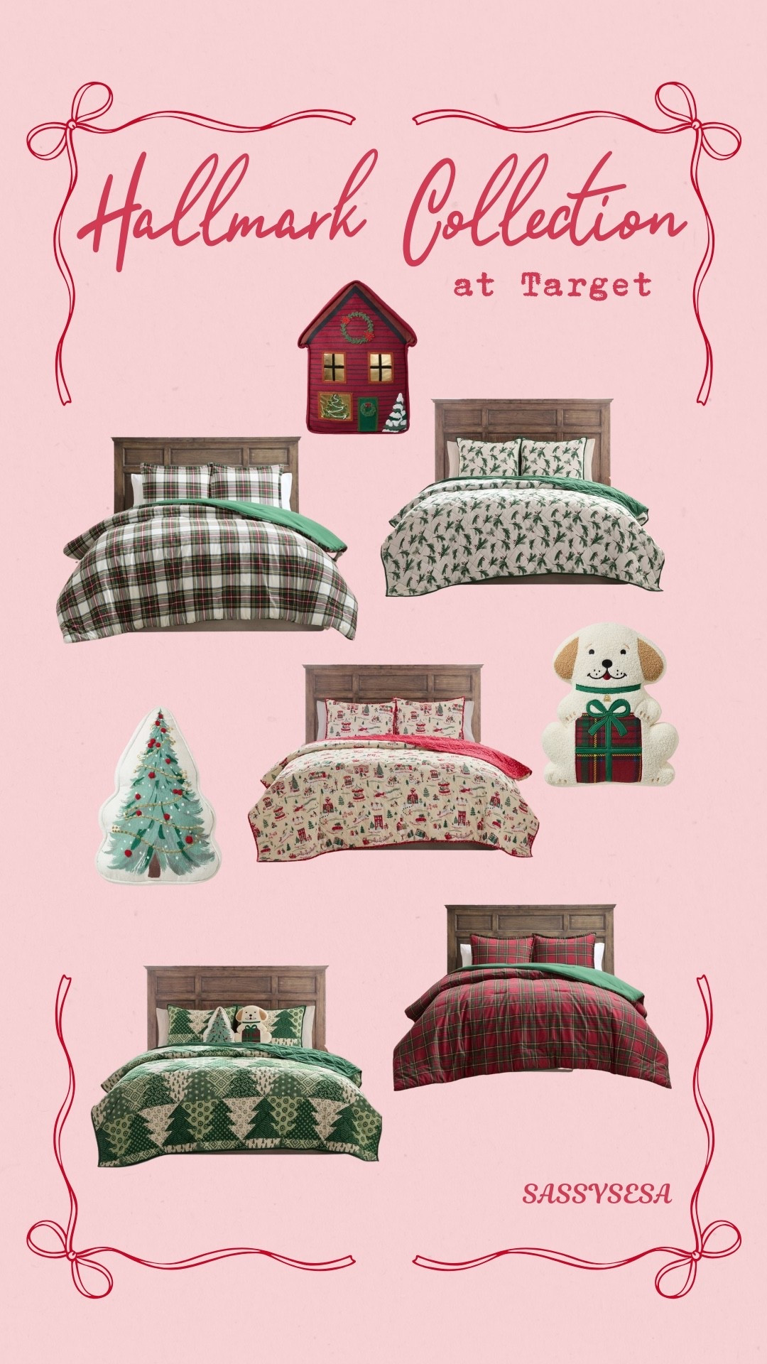 Hallmark dreams meet Target shelves 🎄 Cozy comforter sets + festive pillows = instant Christmas magic ✨ #HallmarkChristmas #TargetHoliday #LTKholiday #CozyHomeVibes #ltkhome #christmas 

#LTKSeasonal #LTKHoliday #LTKGiftGuide