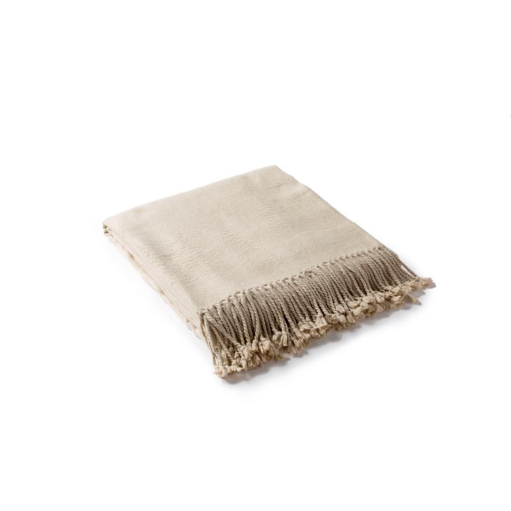 Artistic Weavers Liz Khaki Throw Blanket, Green | The Home Depot