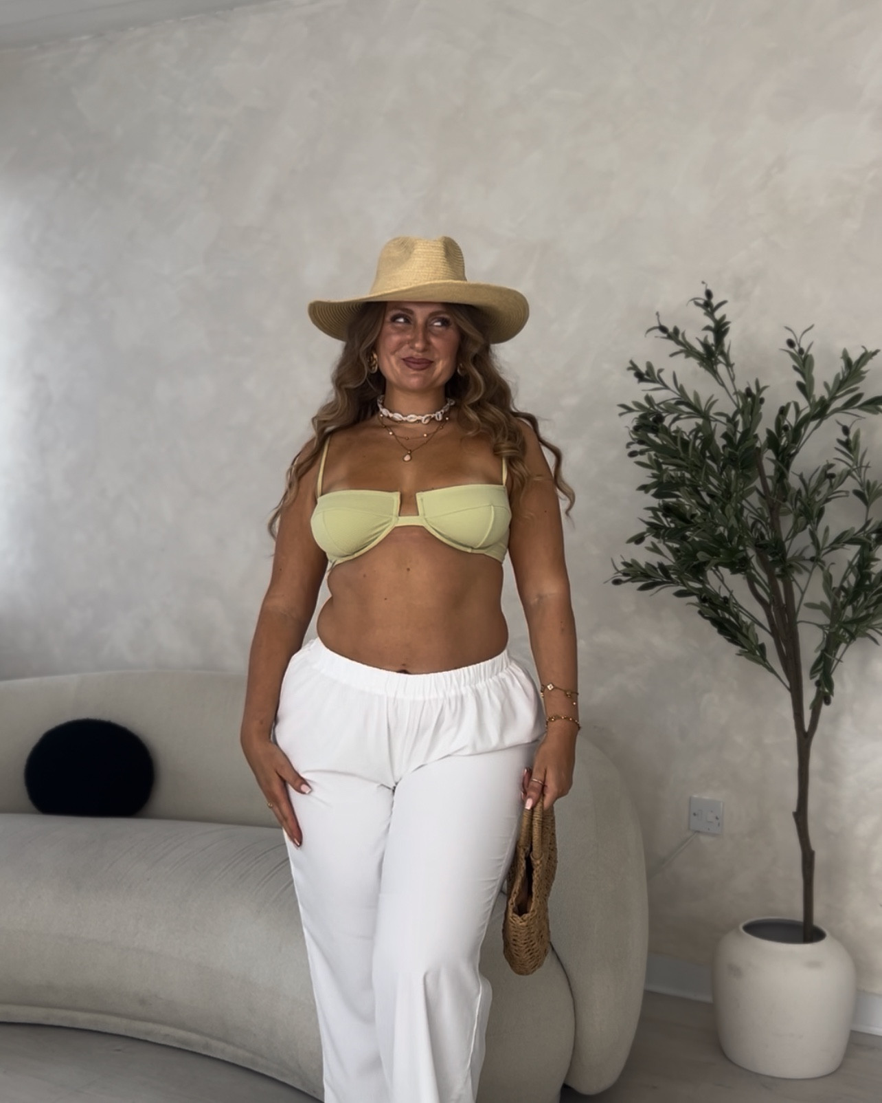 My fave holiday looks! Linked as many exact products as possible, but linked either same design (just diff colour) OR similar items I love that give the same look! SIZING: ⬇️
• M top/L bottom green bikini
• Size 16 white trousers
• M top/L bottom zebra bikini
• Size 14 beach coverup 
• M top/XL bottom white bikini
• Size 16 white maxi skirt

#LTKcurves #LTKsummer #LTKmidsize