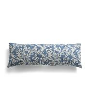 Made In Usa 14x36 Linen Blend Bird Floral Pillow | TJ Maxx