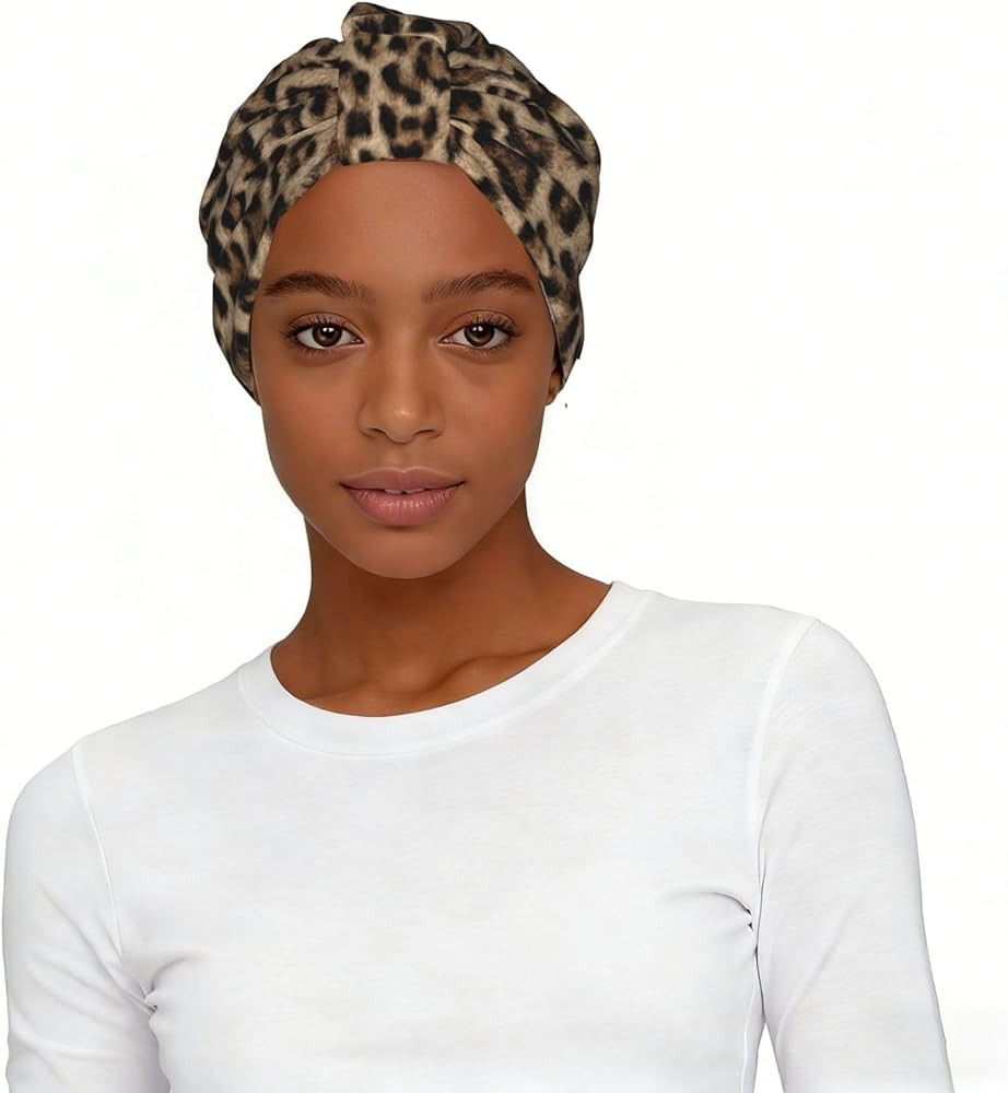 Headscarf Beanie, Turbans Cap, Lady Elastic Headscarf Hat, Pre Tied Head Cover Bonnet for Women | Amazon (US)