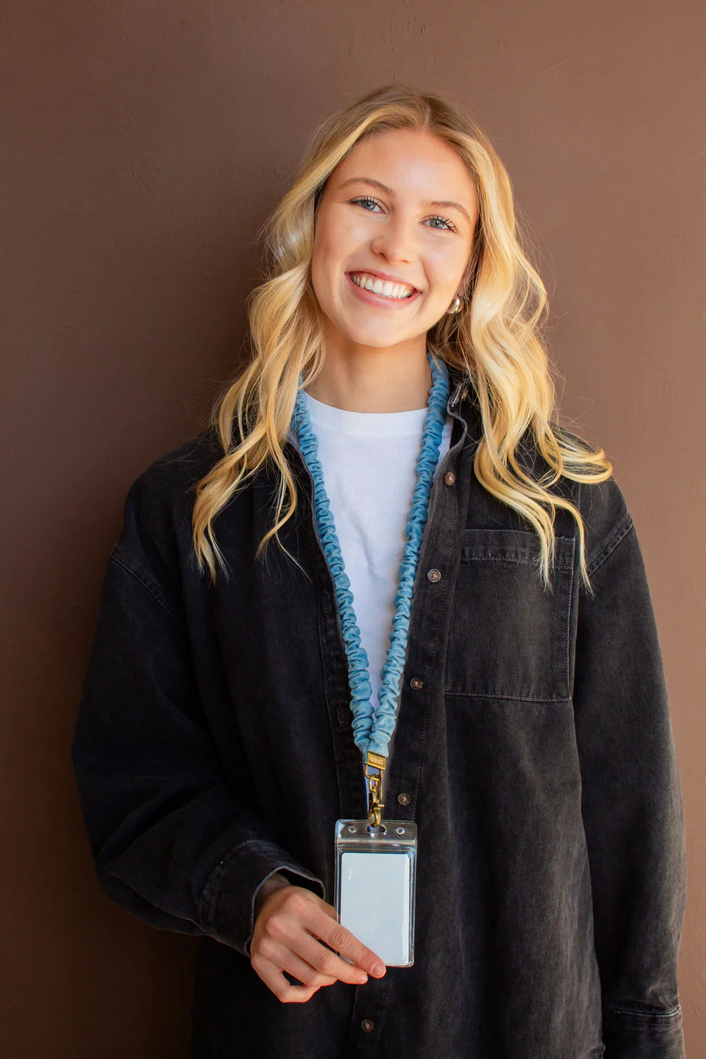 Baby Blue Jean Lanyard | Shop Andi