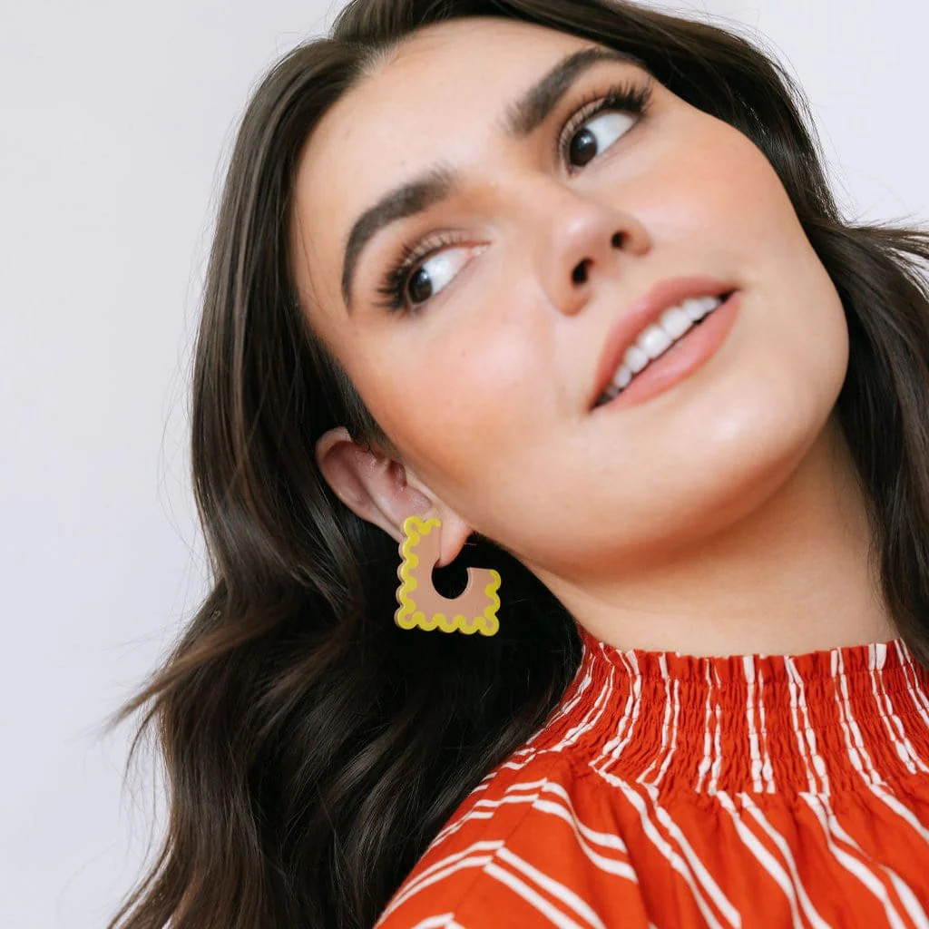 Strawberry Horchata Earrings | Sunshine Tienda