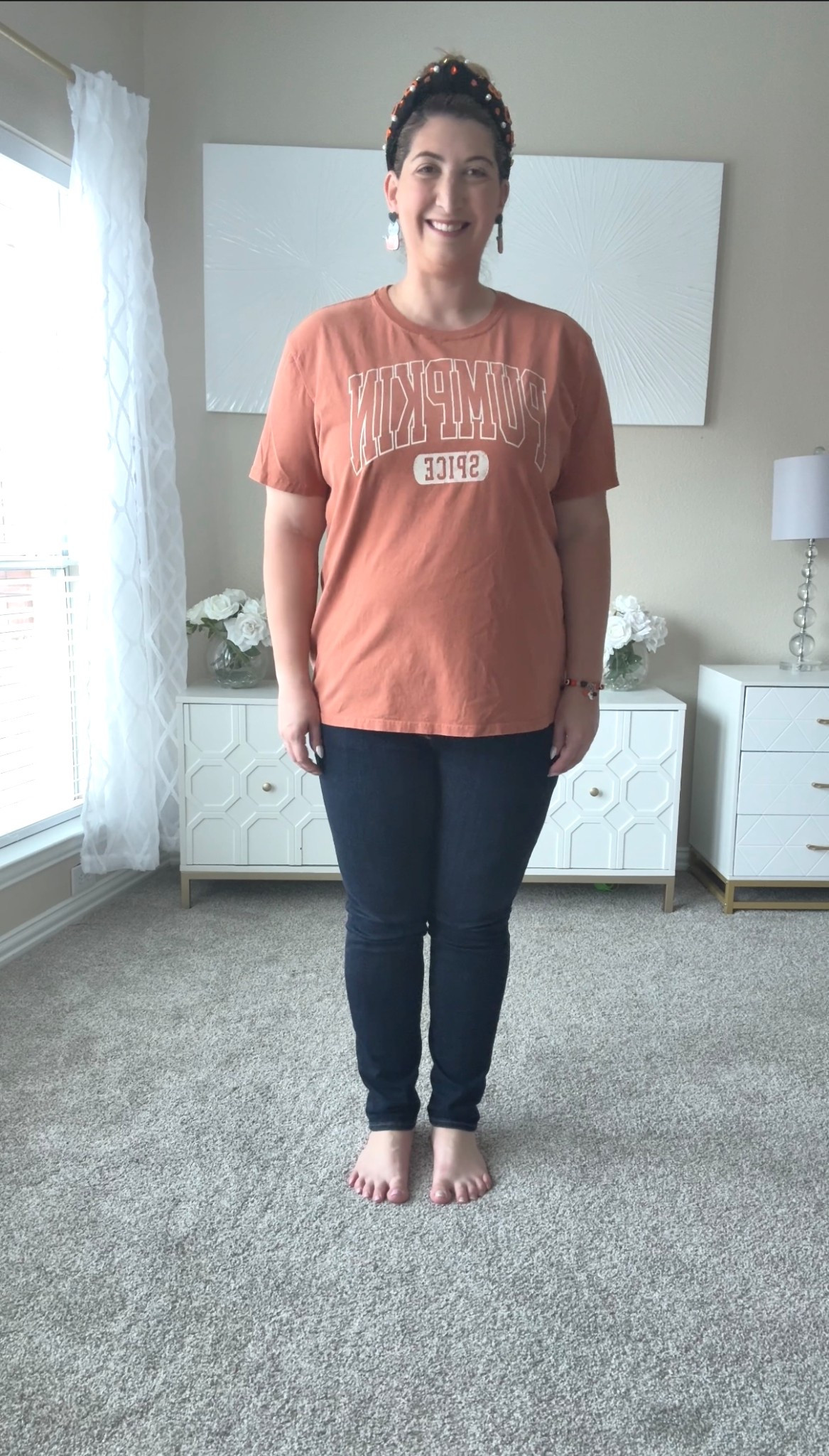 Orange pumpkin spice season shirt short sleeve tee, last-minute Halloween fall tshirt, Soft cotton, relaxed fit, vintage wash = cozy perfection

sams club halloween shirt, halloween graphic tee, pumpkin spice shirt, fall fashion find, affordable halloween outfit, under 10 finds, viral sams club find, last minute halloween outfit, spooky season outfit, cozy fall shirt

#LTKHalloween #LTKPlusSize #LTKFindsUnder50