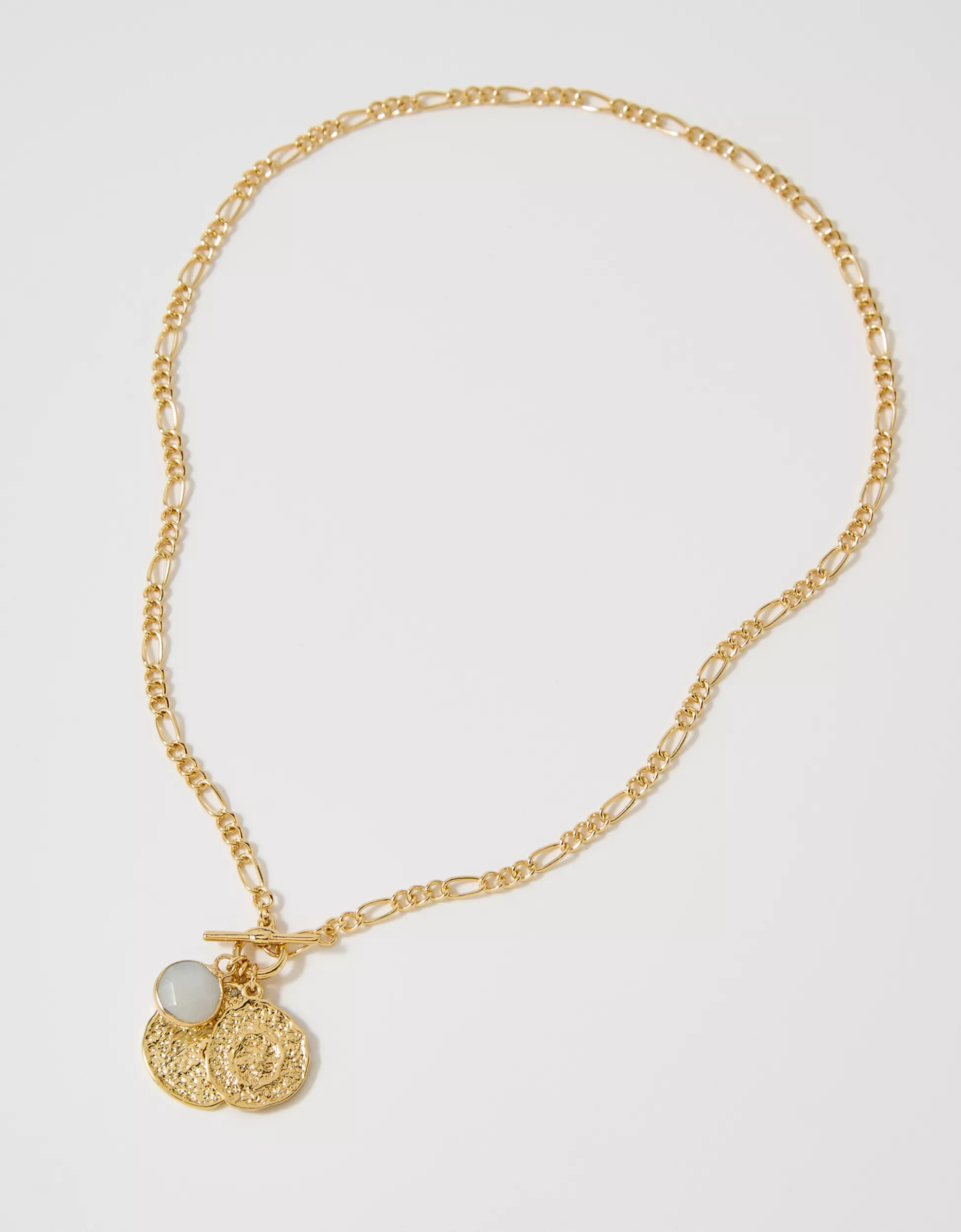 Aerie Colored Stone Charm Necklace | Aerie