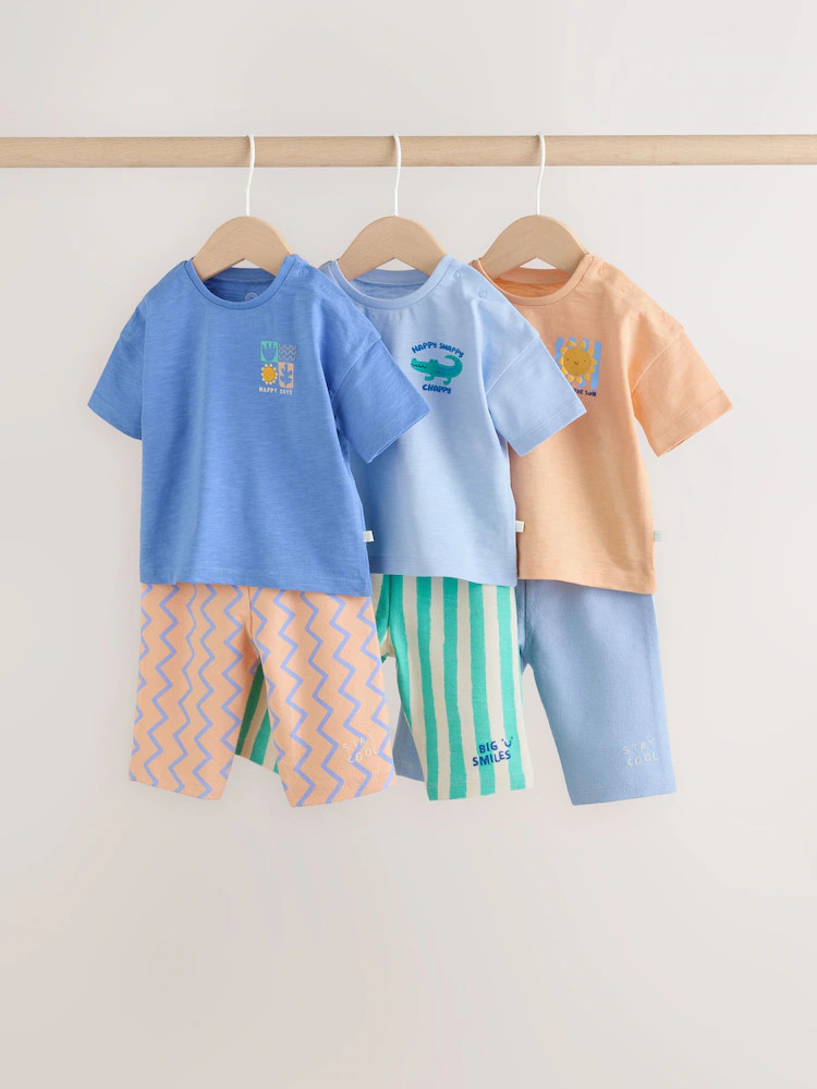 Blue Top & Legging Baby 6 Piece Set (0mths-2yrs) | Next US