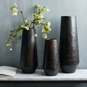 Recycled Metal Vases | West Elm (US)