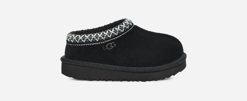 UGG® Toddlers' Tasman II Slipper Suede Slippers Clogs in Black, Size 7T | UGG (US)