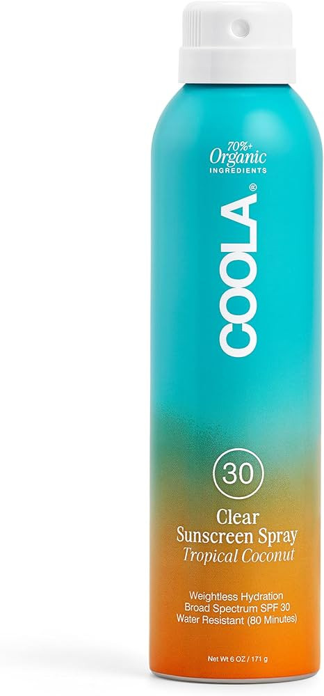 COOLA Organic Sunscreen SPF 30 Sunblock Spray, Dermatologist Tested Skin Care for Daily Protectio... | Amazon (US)