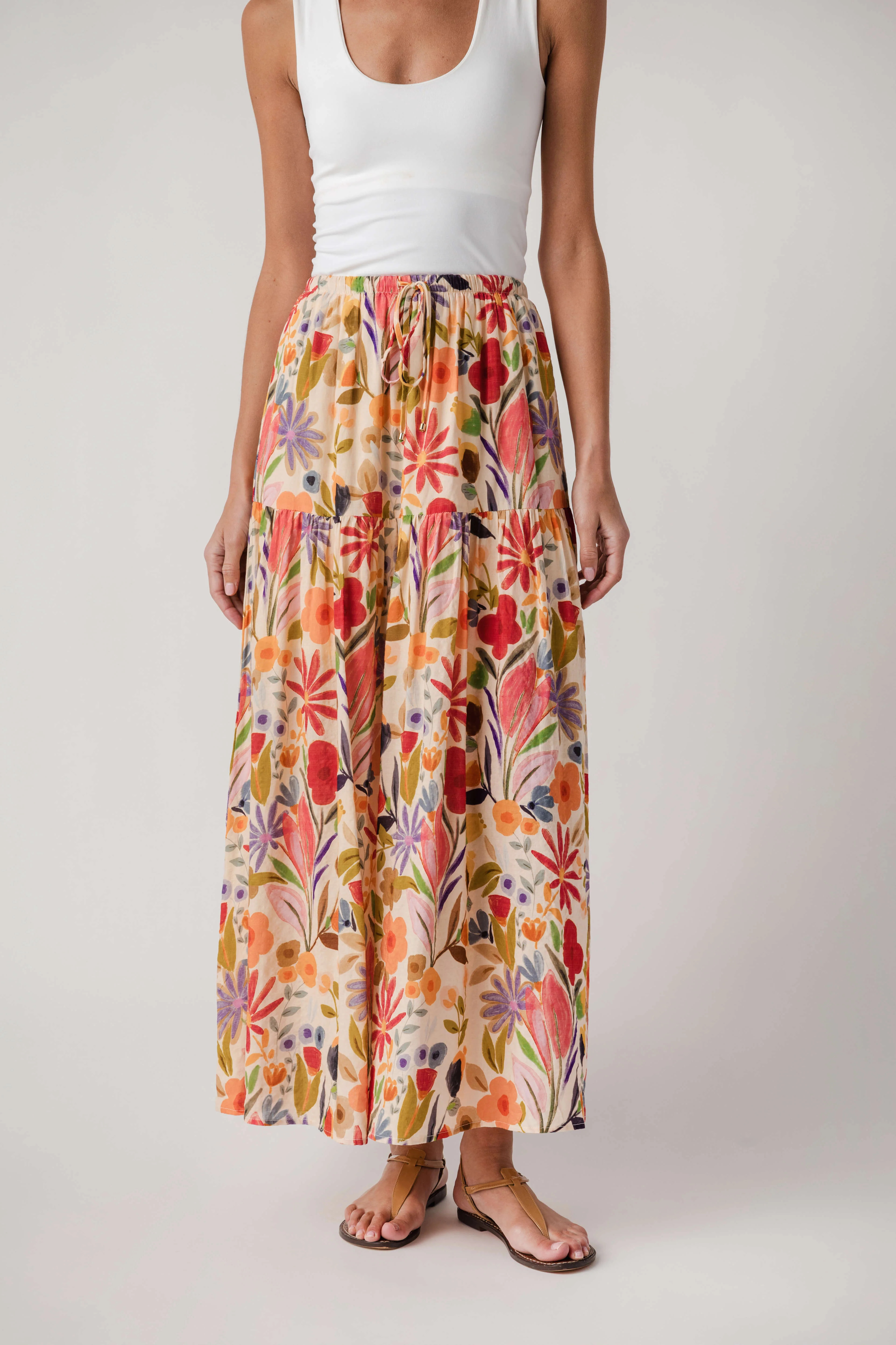 By Together Palm Springs Maxi Skirt | Social Threads