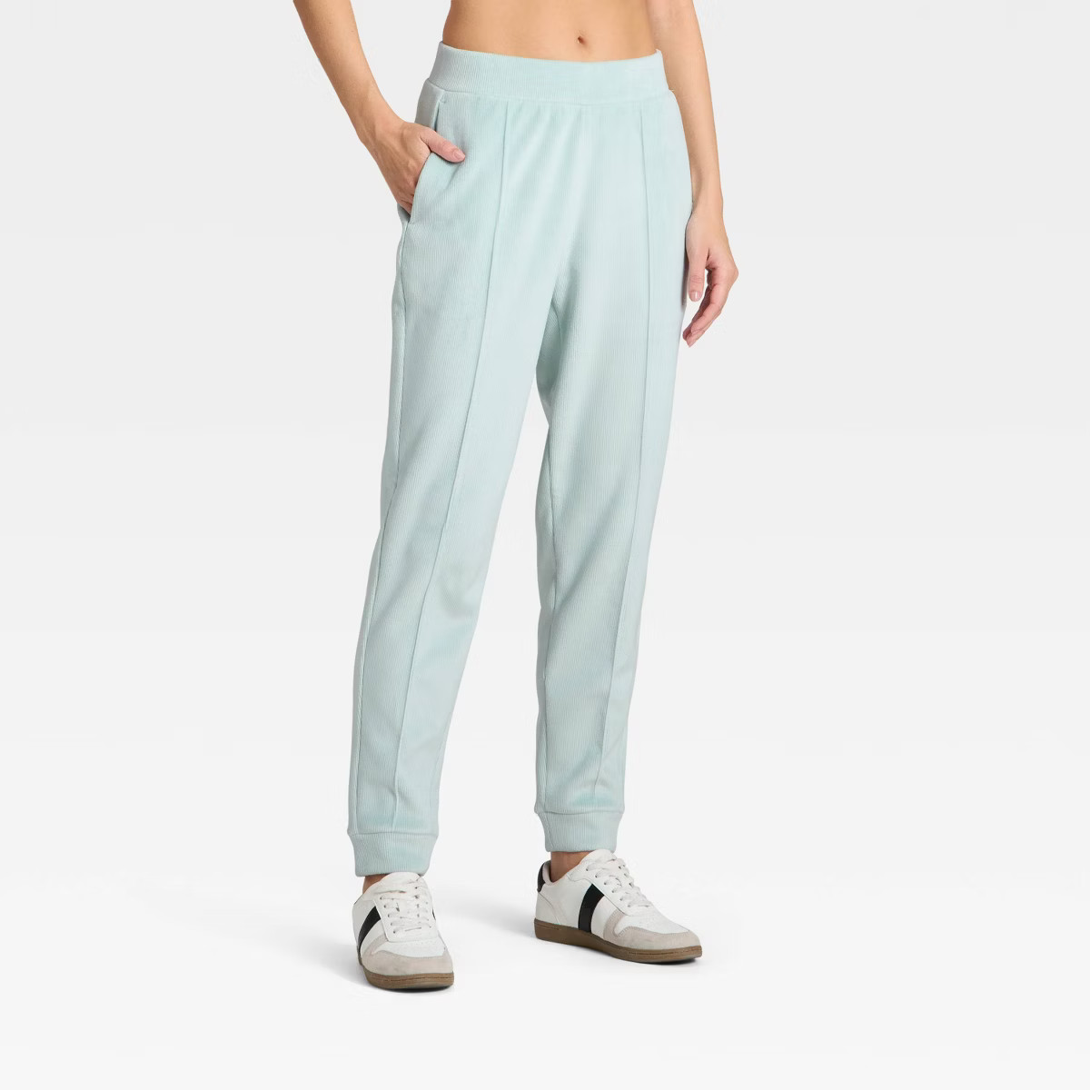 Women's Velour Ribbed Jogger Sweatpants - All In Motion™ | Target