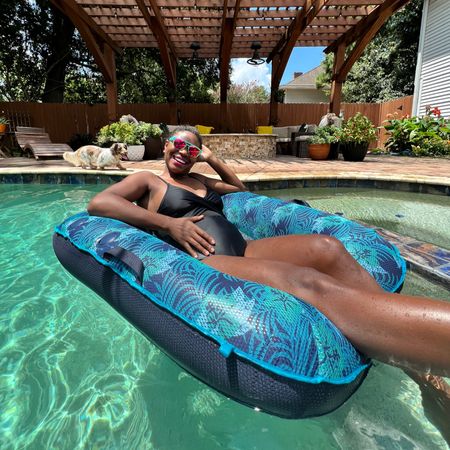 I finally found the perfect mom float! Usually I will get one at the beginning of summer only to discover my kids have taken it over! #ad But I found this one with back support AND a canopy on @walmart and it’s my go-to for lounging in the pool! Looking forward to spending these last days of summer right here!💦
#walmartpartner #welcometoyourwalmart #walmartsummer

#LTKfamily #LTKFind #LTKSeasonal