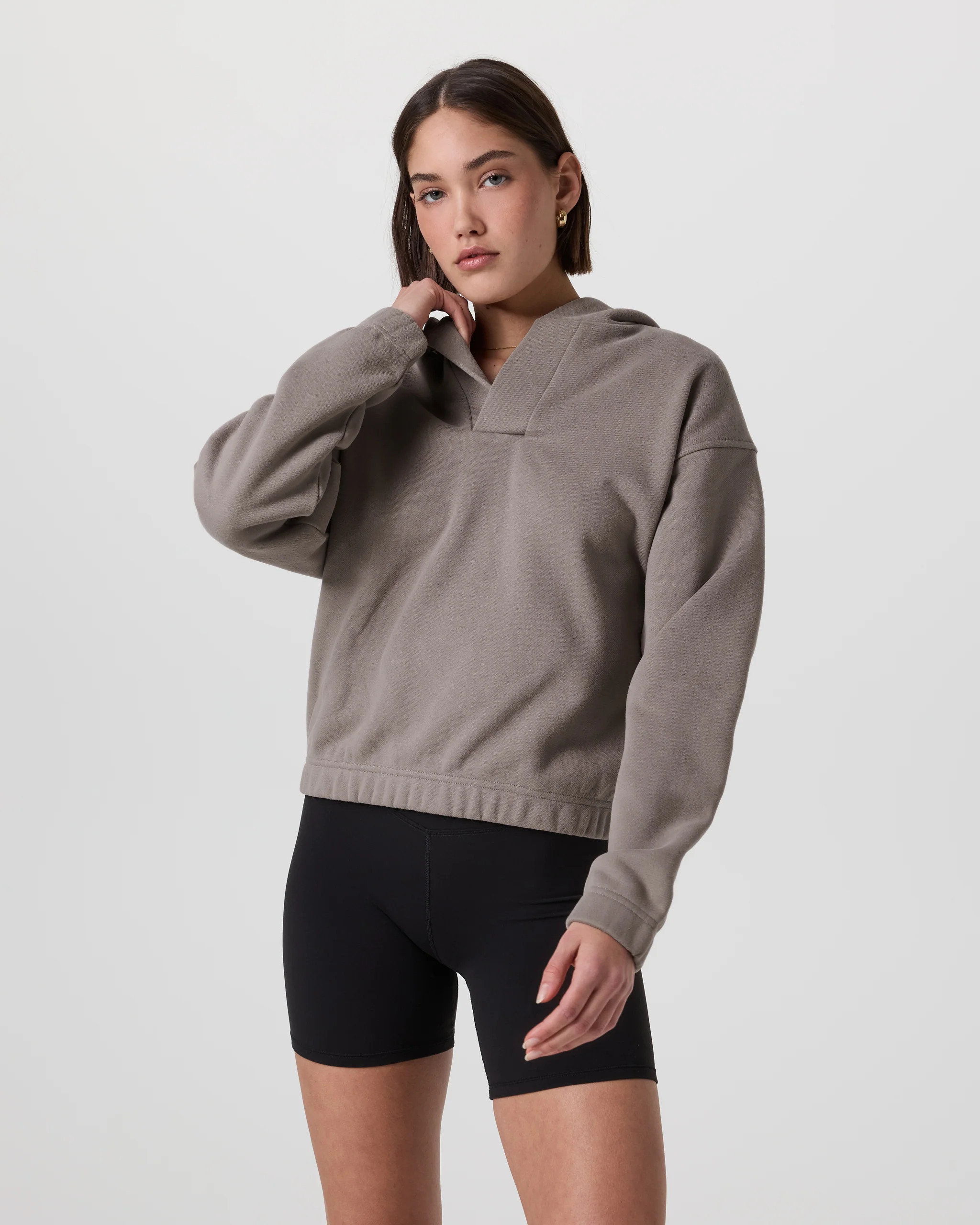 Restore Notch Hoodie | Cobblestone | Vuori | Vuori Clothing (US & Canada)