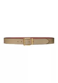 Lauren Ralph Lauren Reversible Crosshatch Leather Belt | Belk