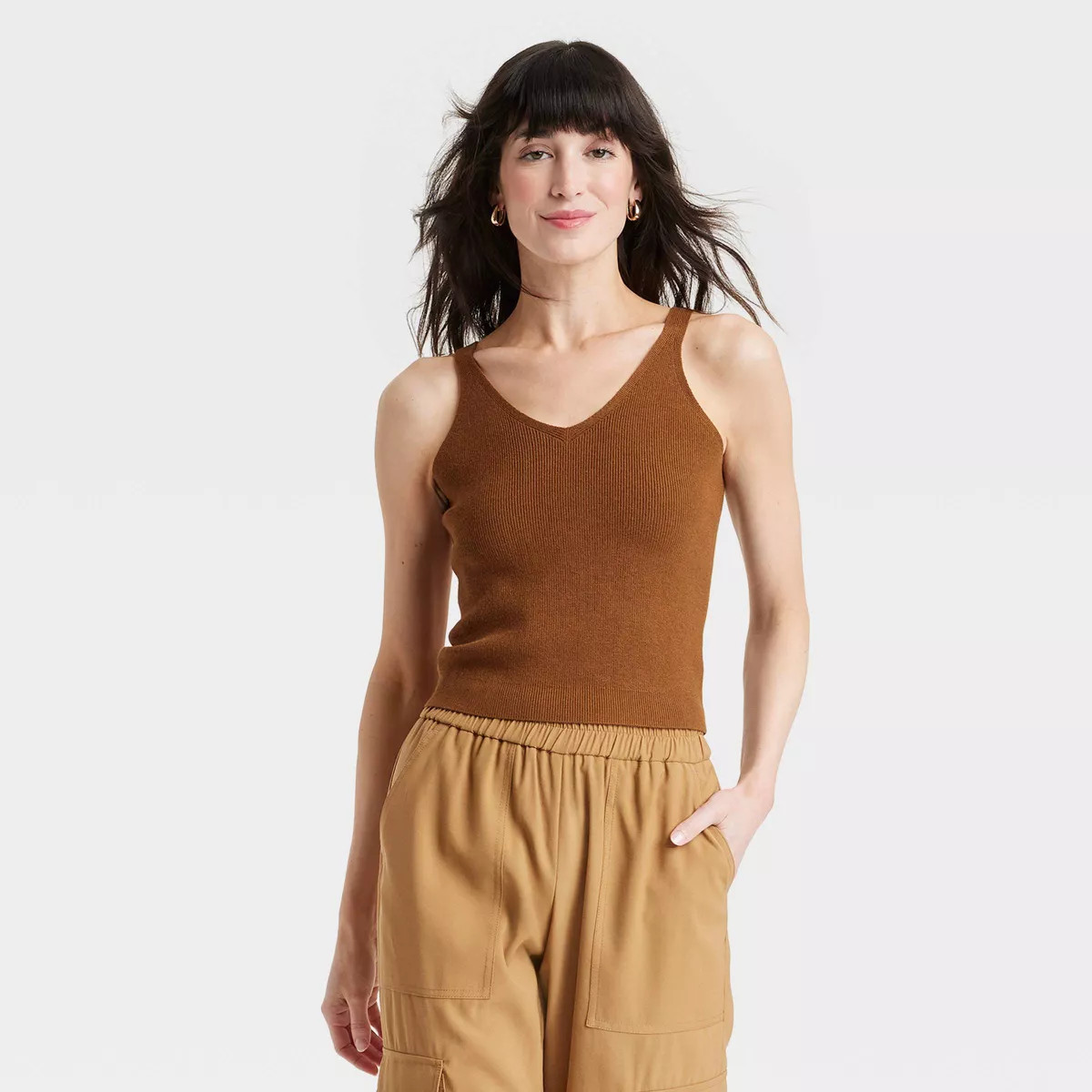 Women's V-Neck Pullover Sweater Tank - A New Day™ | Target