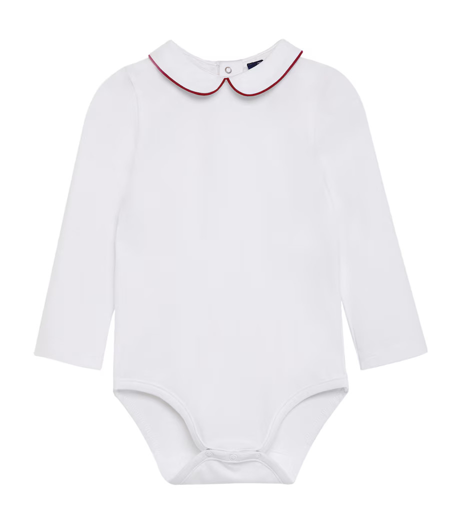 Piped-Detail Milo Bodysuit (0-24 Months) | Harrods