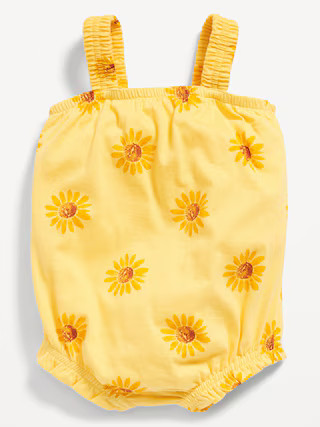 Printed Sleeveless One-Piece Romper for Baby | Old Navy (US)