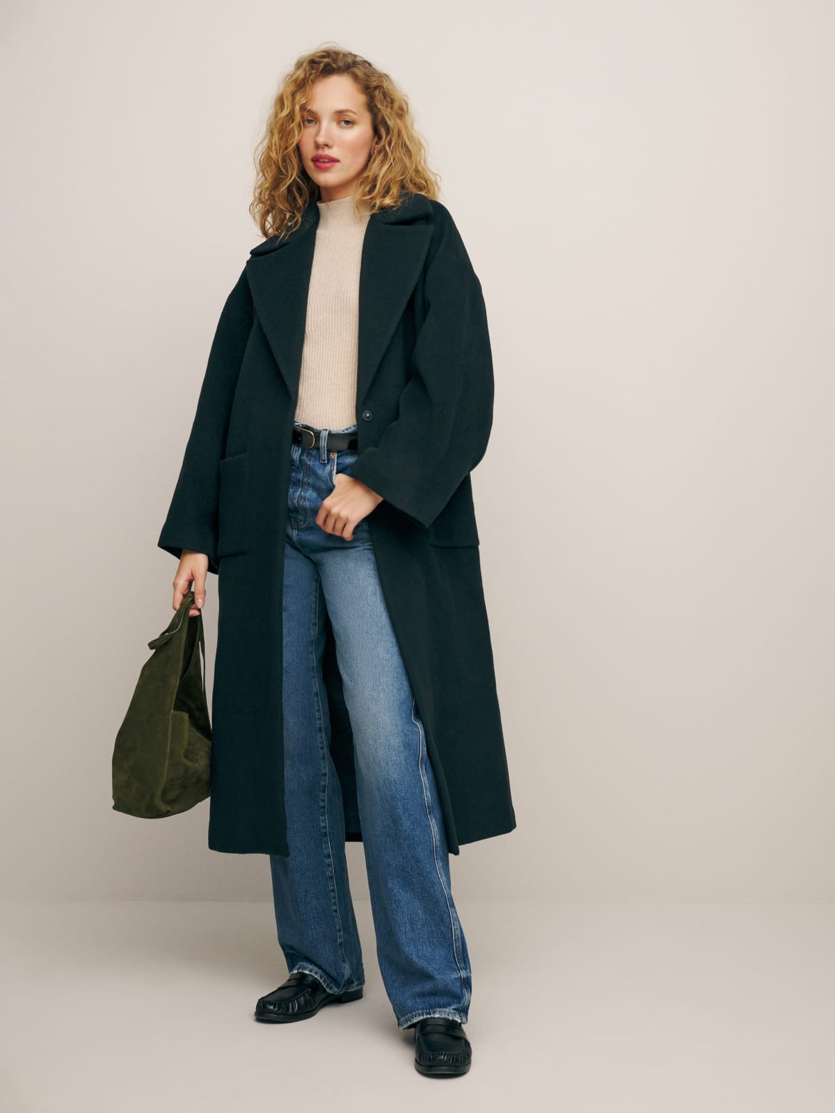 Sierra Oversized Coat | Reformation (Global)