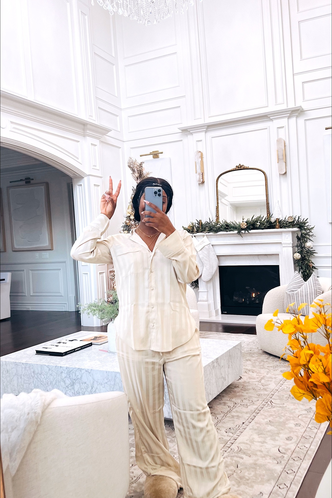 Abercrombie and Fitch sale 🏷️ 
been wanting satin jacquard PJs all season. I finally found some and now they’re on sale!

#LTKSeasonal