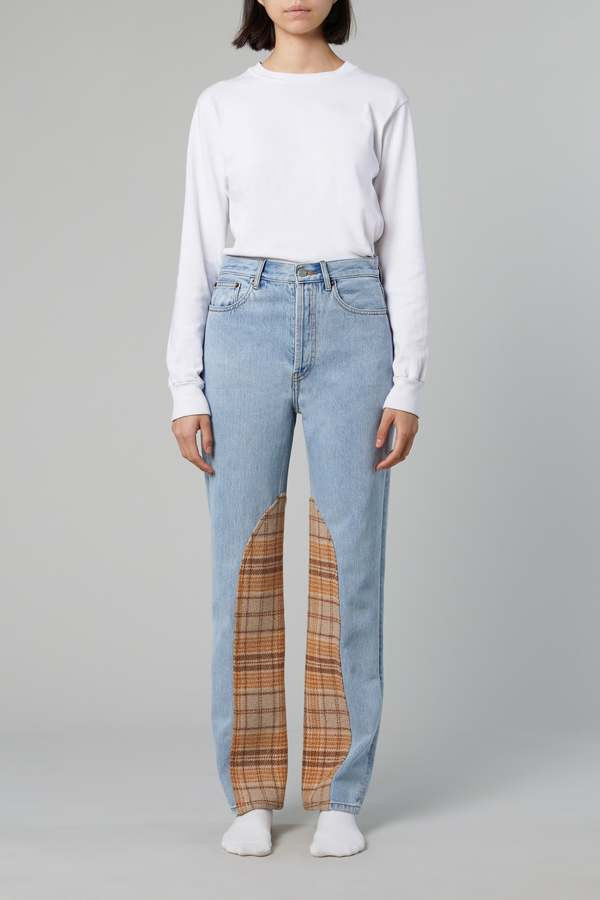 Butterscotch Childhood Denim with Chap Applique, Vintage Blue | The Avenue