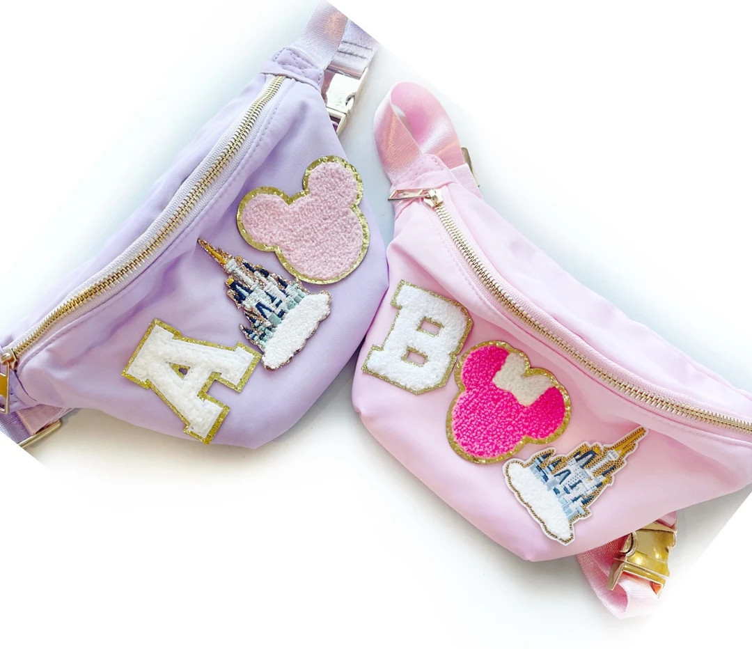 Custom Fanny Packs | Disney Fanny Pack | Travel Bag | Patch Bag | Disney Bag | Crossbody Bag | Be... | Etsy (US)