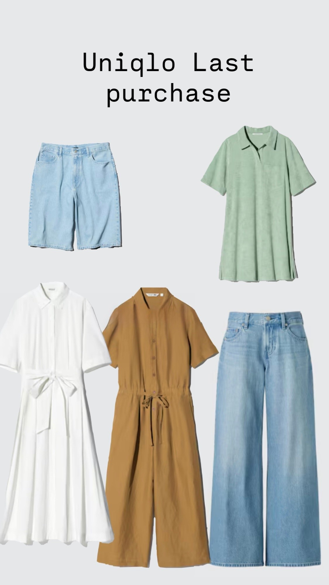 Last purchase from Uniqlo 

#LTKfrance #LTKsummer #LTKeurope