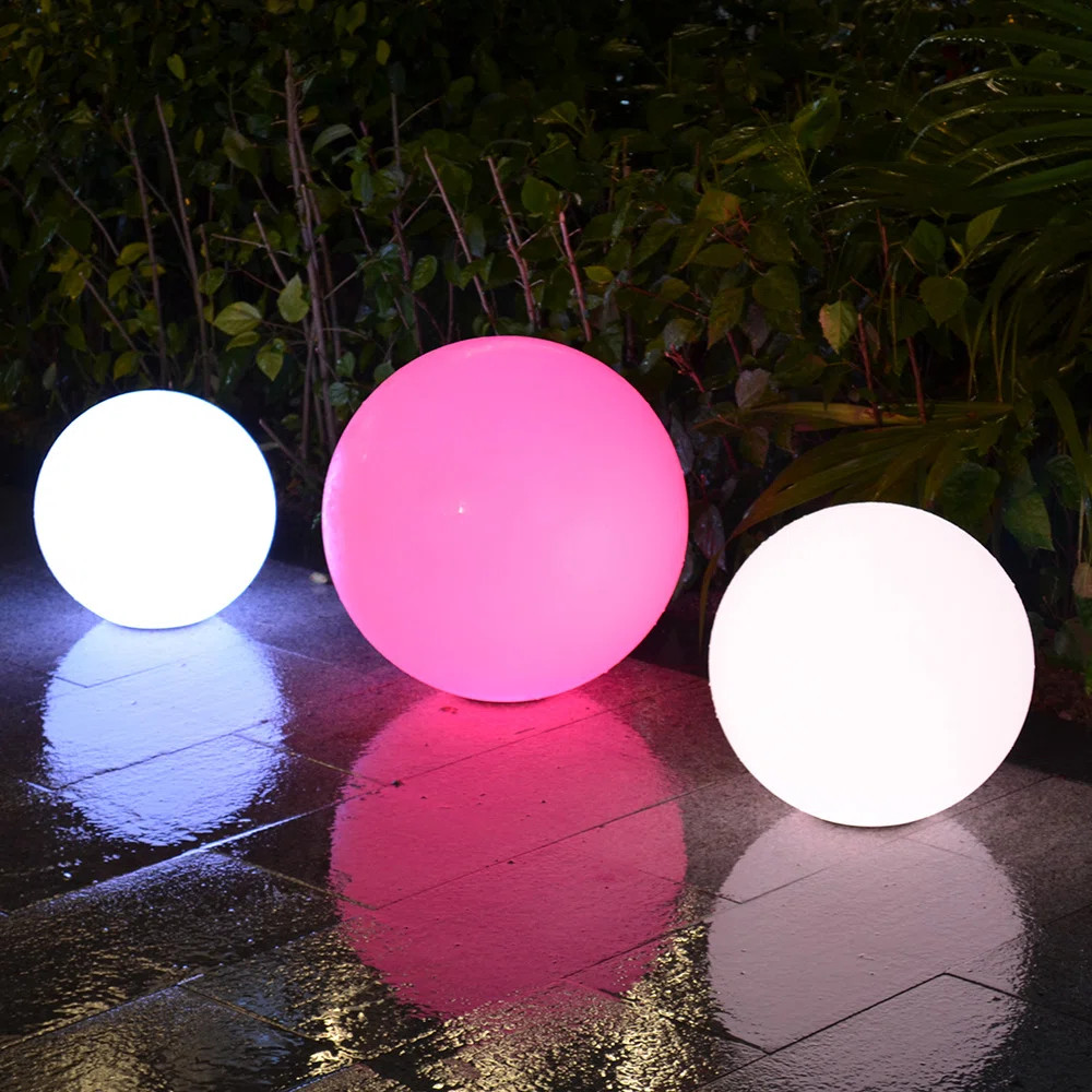 Beklabito Battery Powered Integrated LED Color Changing Outdoor Floating Light | Wayfair North America