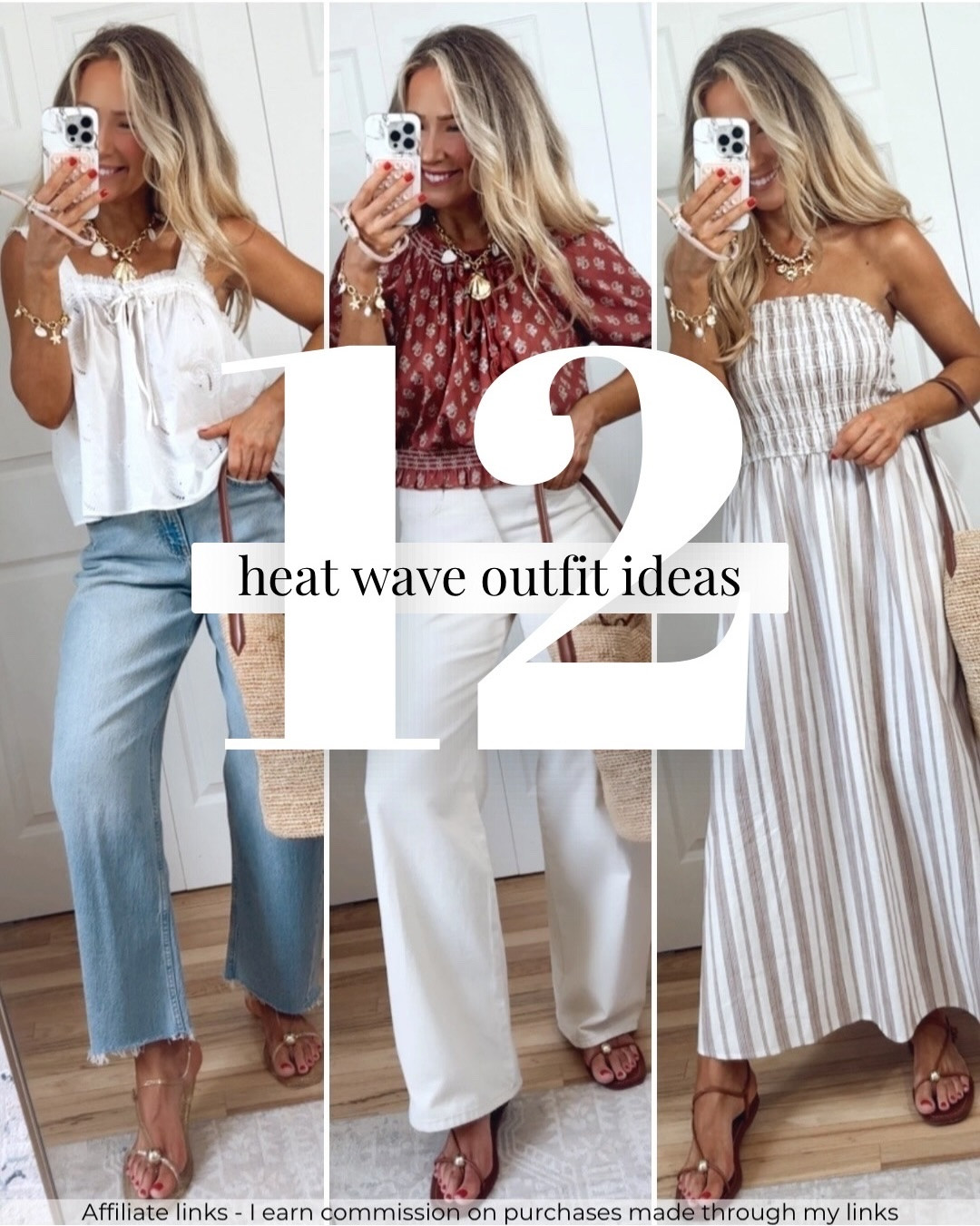 Affiliate links - I earn commission on purchases made through my links 

Heat wave outfits
Summer style
What to wear