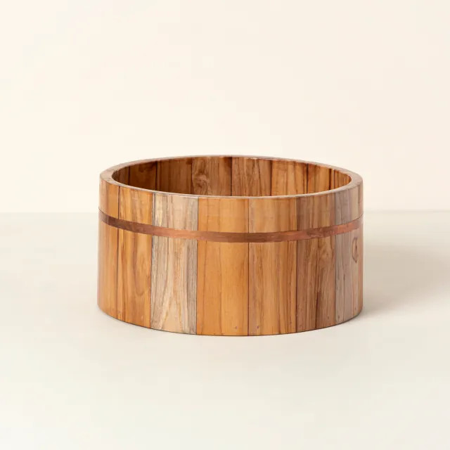 Foot Therapy Wood Soaking Tub | UncommonGoods