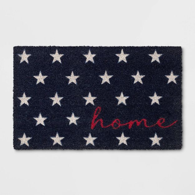 1&#39;6&#34;x2&#39;6&#34; Home Stars Doormat Blue - Threshold&#8482; | Target