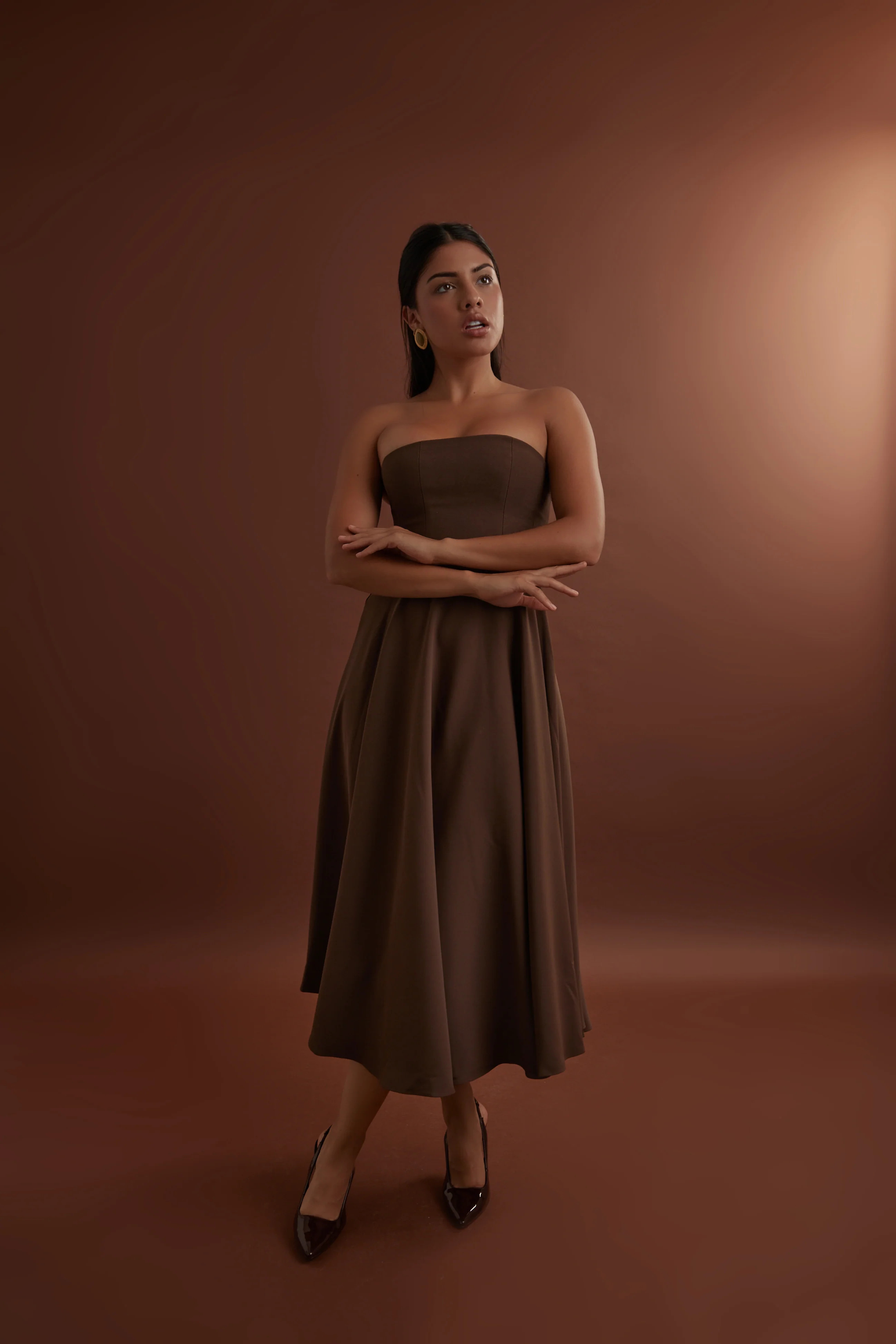 The Ultimate Muse Strapless Midi Dress | Odd Muse