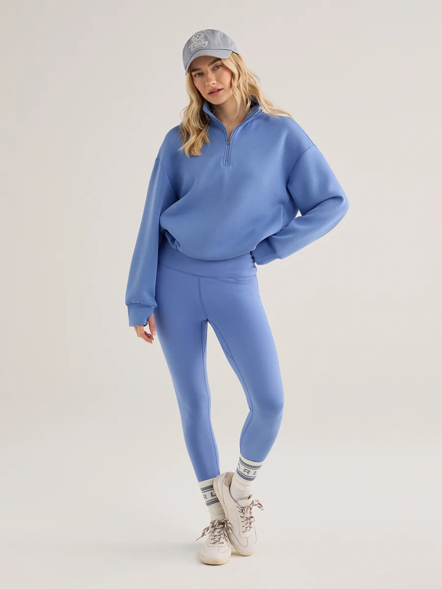 Sian Cropped Half-Zip Active Sweatshirt | Varley US | Varley US