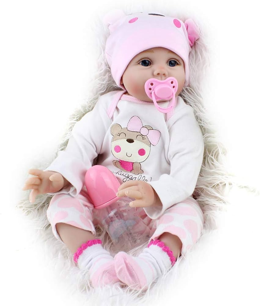 CHAREX Reborn Baby Dolls Lucy, 22 inch Realistic Reborn Girl Doll, Lifelike Newborn Baby Doll Sof... | Amazon (US)