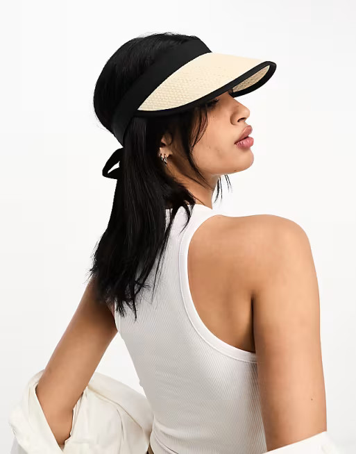 ASOS DESIGN straw visor | ASOS (Global)