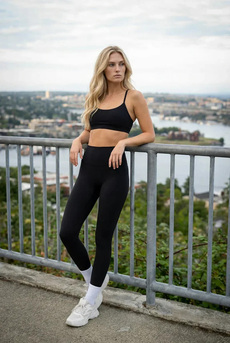 Dreamlux High Waisted No Front Seam 28" Full Length Workout Legging | Colorfulkoala