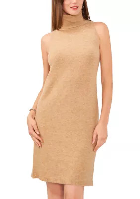 Vince Camuto Women's Sleeveless Turtleneck Sweater Dress, Small | Belk