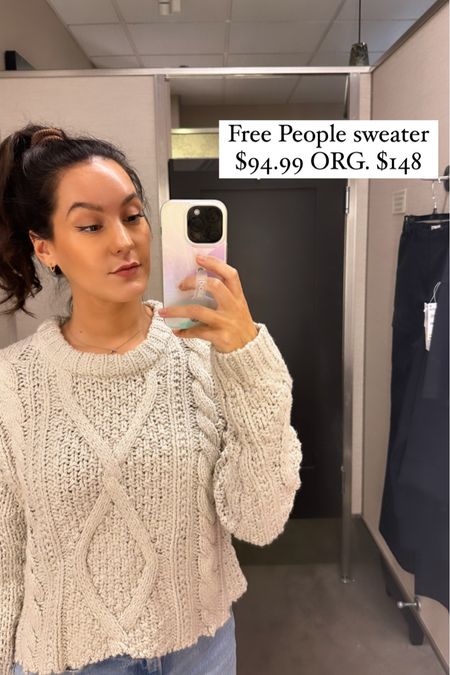 Free People sweater size S
Cropped sweater 
NSale

#LTKBacktoSchool #LTKFind #LTKxNSale
