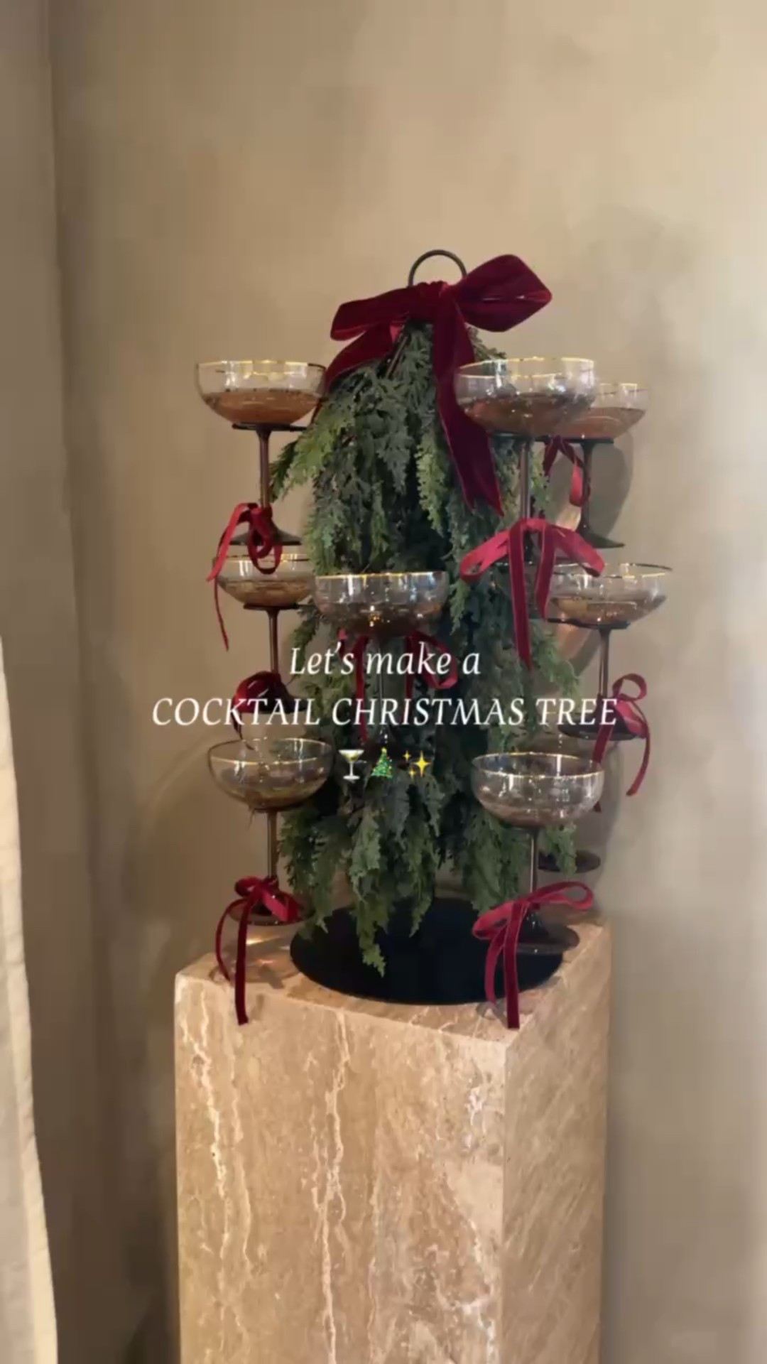 A Christmas Cocktail Tree for your next holiday party 🎄🎅🏼❣️

#LTKHoliday #LTKSeasonal #LTKHome