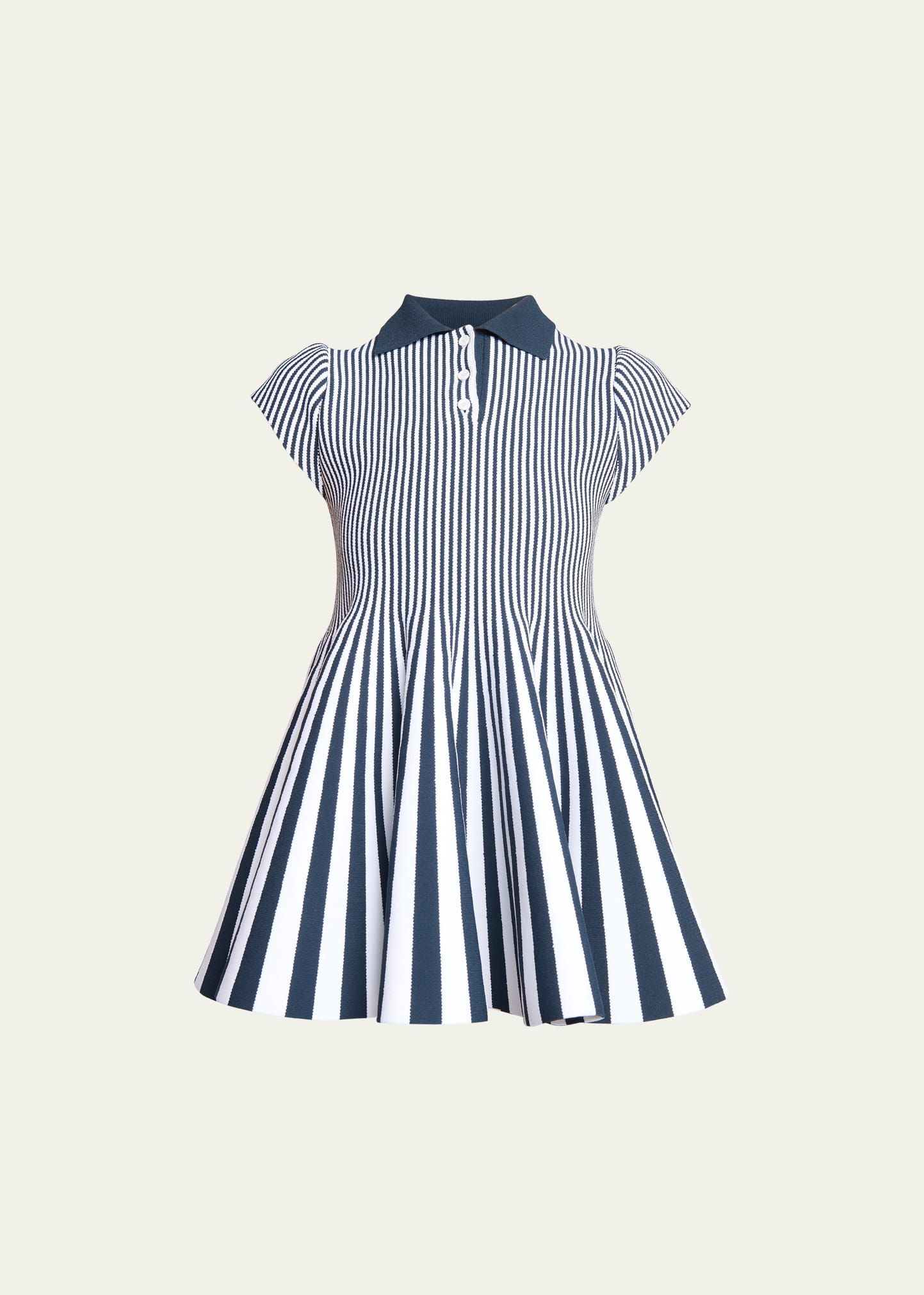 Striped Mini Polo Dress | Bergdorf Goodman