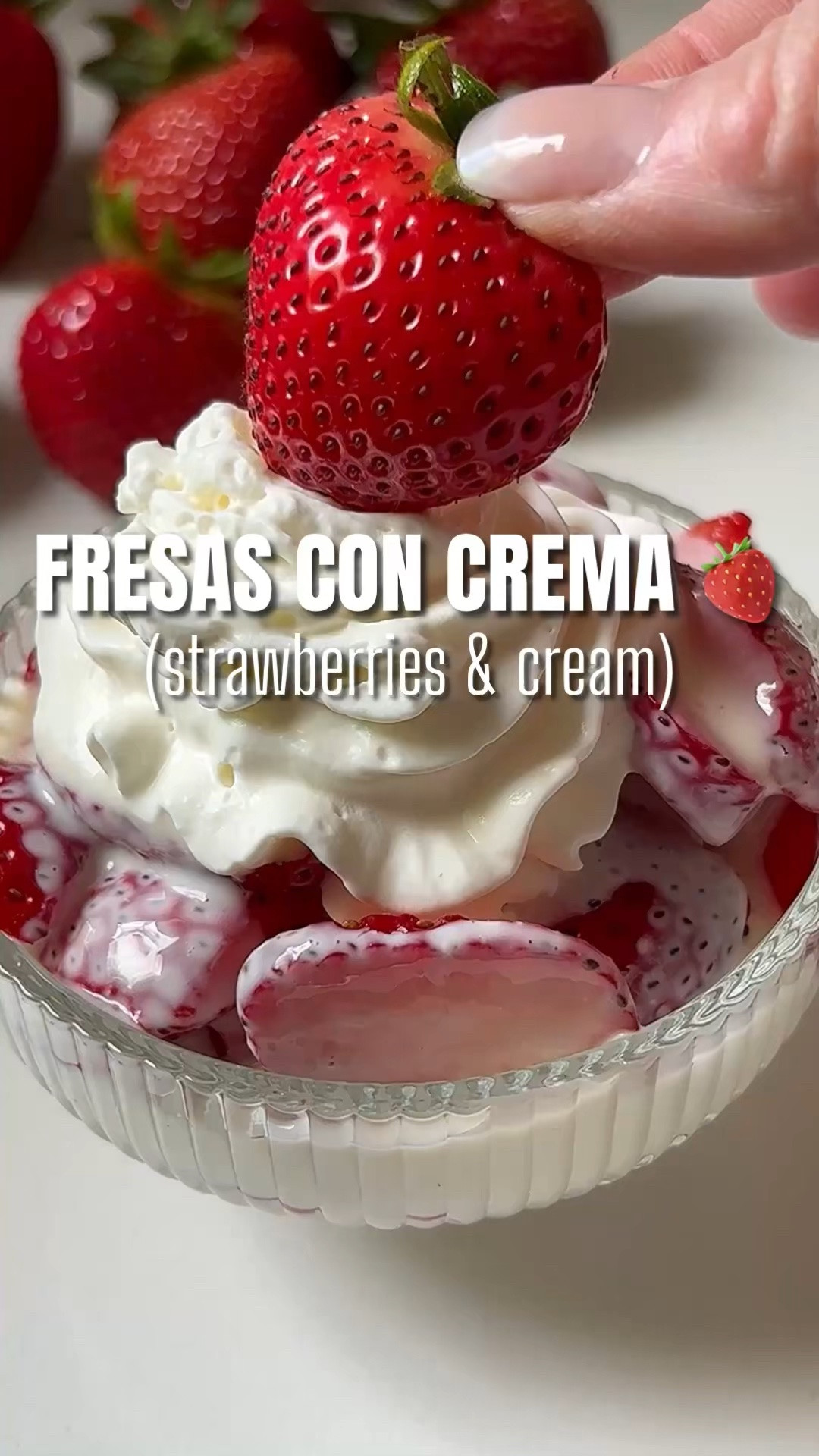 Fresas con crema made easy 🍓✨ mixer linked first!

#LTKHome #LTKSeasonal #LTKunder50 #fresasconcrema #strawberriesandcream #easydessert #summerdessert #dessertrecipe

Want Recipe? Google "better from scratch fresas con crema"