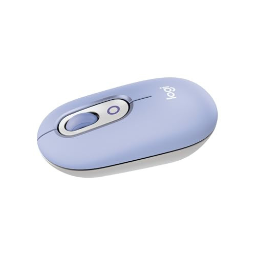 Logitech POP Mouse, Compact and Portable Wireless Bluetooth Mouse with Programmable Buttons and Quiet Clicks, Easy-Switch Between up to 3 Devices, Laptop, Tablet, PC - Lilac | Amazon (US)