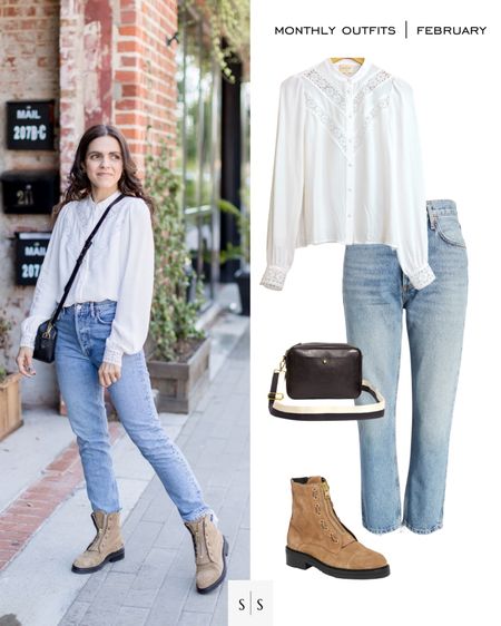Monthly outfit planner : FEBRUARY looks | #chicstyle #straightjean #everydayoutfit #winterstyle #casualchic #springoutfit #winteroutfit | See entire calendar on thesarahstories.com ✨

#LTKstyletip
