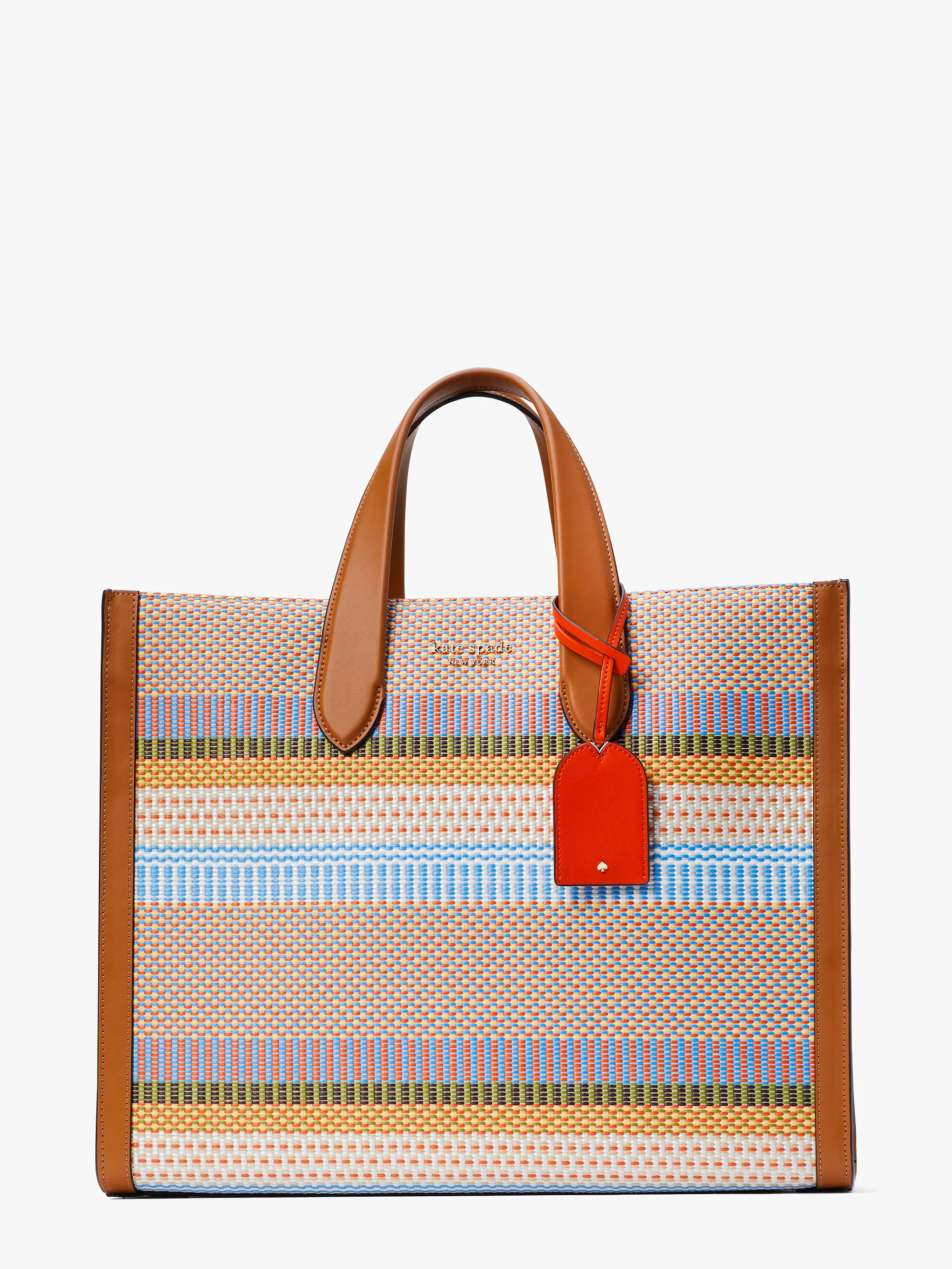 Manhattan Striped Large Tote | Kate Spade (US)