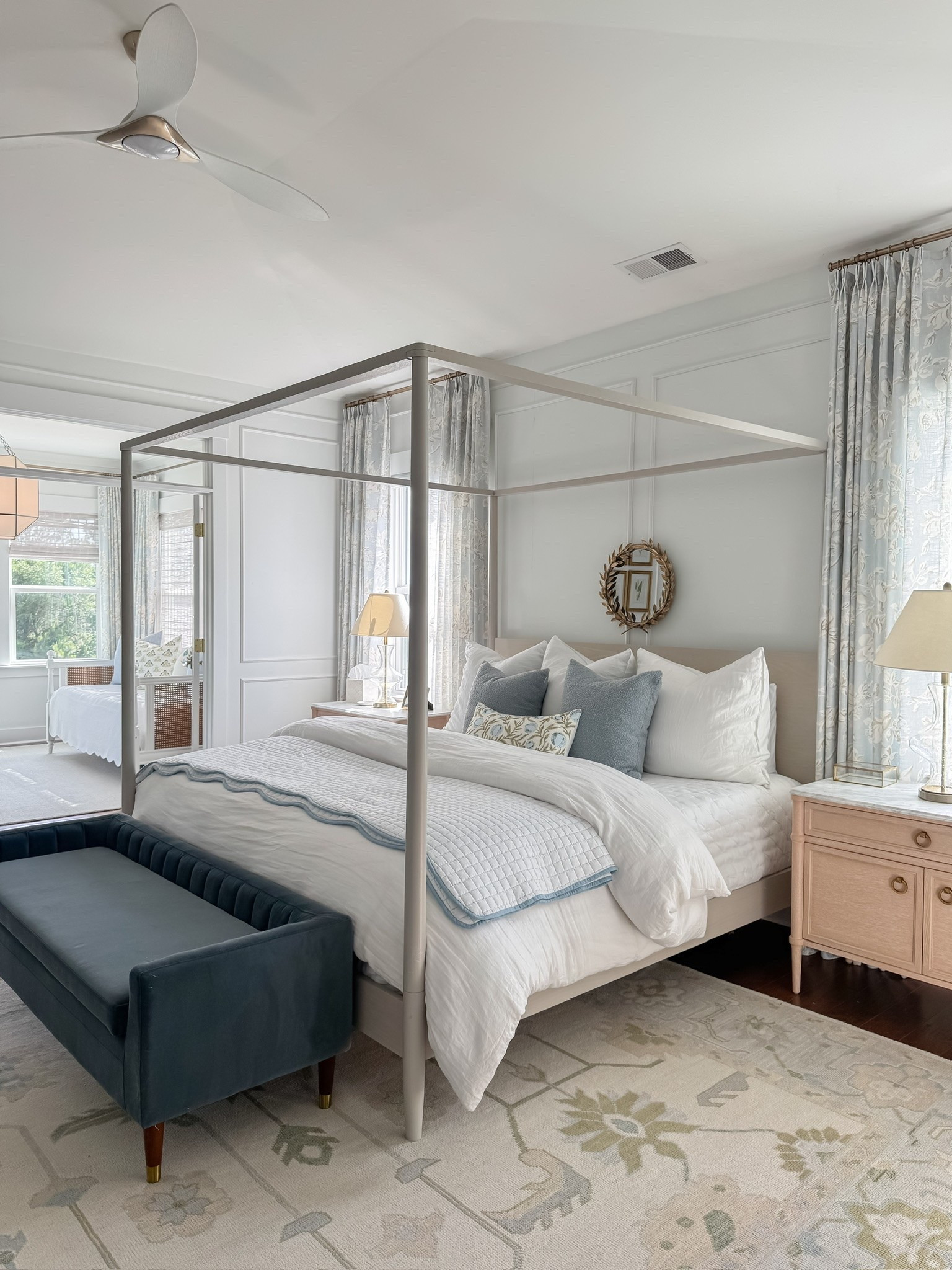 Our peaceful soft coastal bedroom 🤍✨ I’m loving this cozy yet lightweight quilt, which has the cutest scalloped detailing! I’m also a big fan of linen bedding during this time of year—this set is great!

#LTKHome #LTKSaleAlert