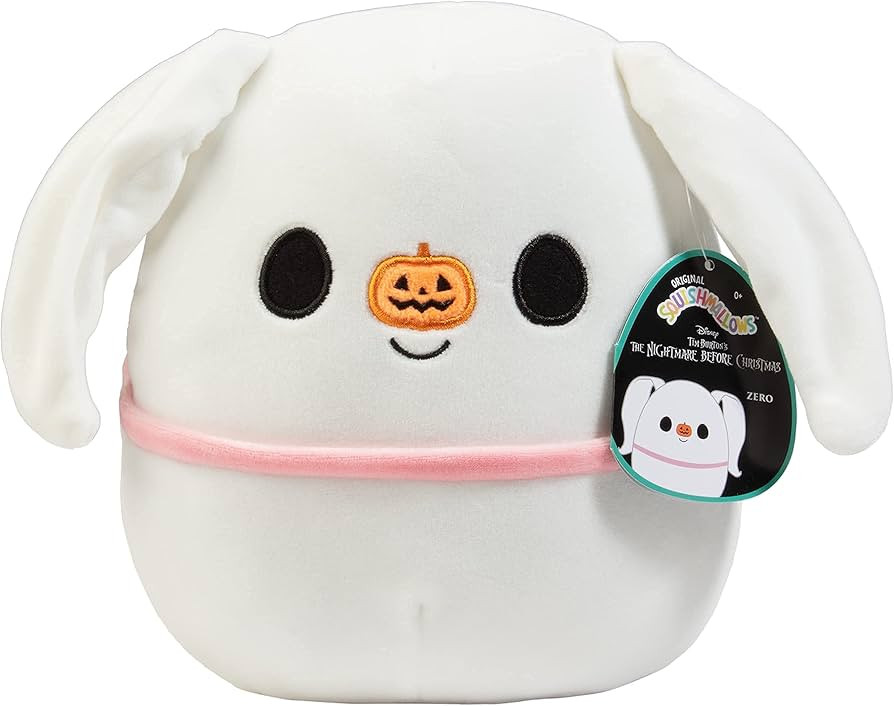 Squishmallow 8" Zero, Nightmare Before Christmas Plush - Official Kellytoy - Cute and Soft Dog St... | Amazon (US)