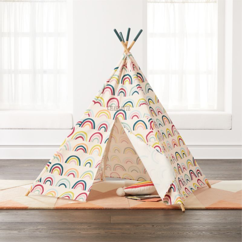 Rainbow Teepee + Reviews | Crate and Barrel | Crate & Barrel