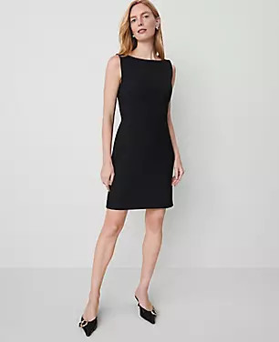 The Boatneck Dress in Seasonless Stretch | Ann Taylor