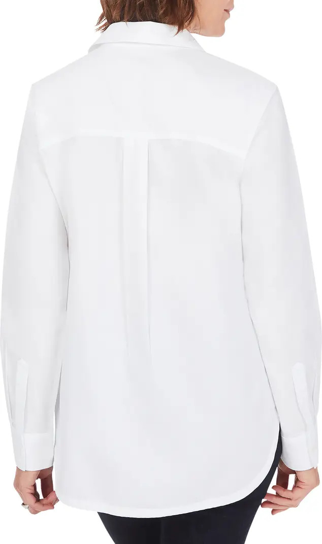 Non-Iron Boyfriend Button-Up Shirt | Nordstrom