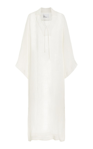 Linen-Blend Gauze Tunic Caftan | Moda Operandi (Global)